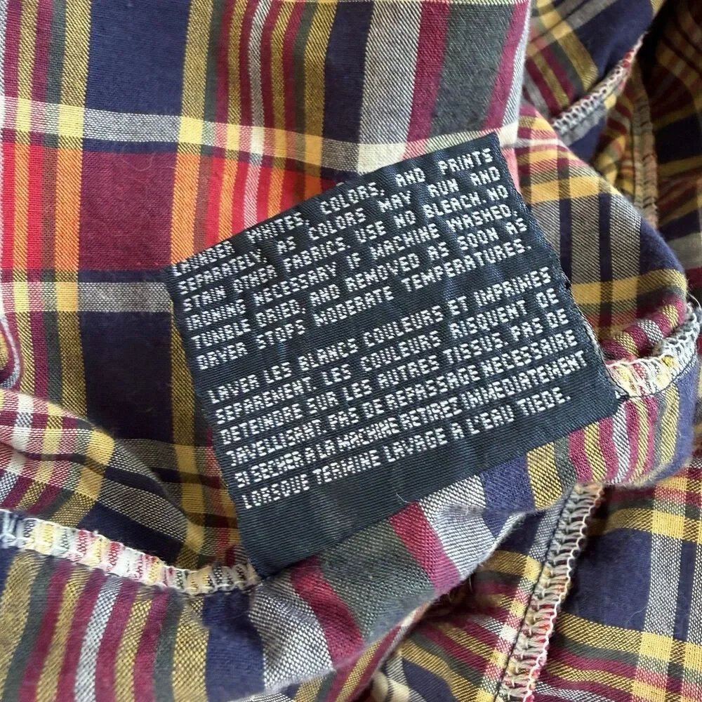 Vintage Ralph Lauren King Duvet Cover Kennebunkport Bedding Preppy Plaid